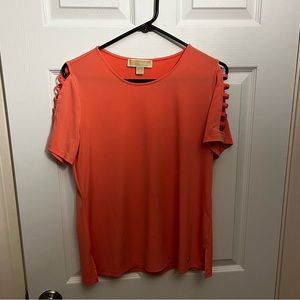 Michael Kors peach top- Med
